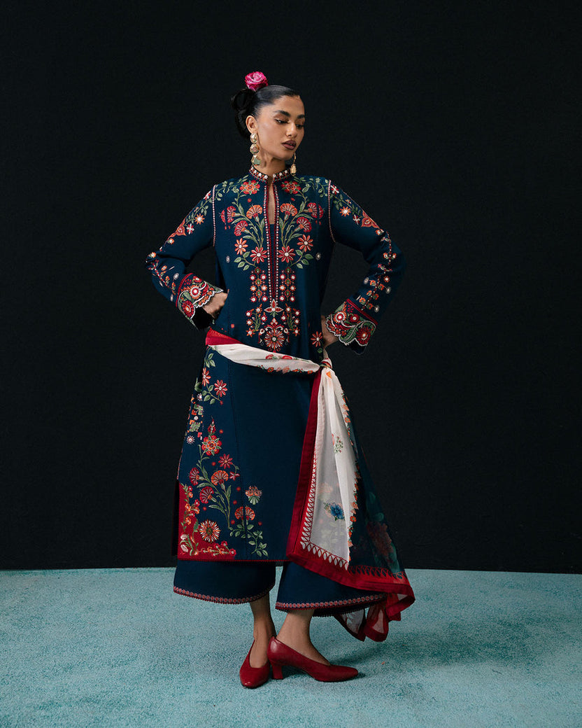 HUSSAIN REHAR Unstitched Dhanak 3pcs M#20