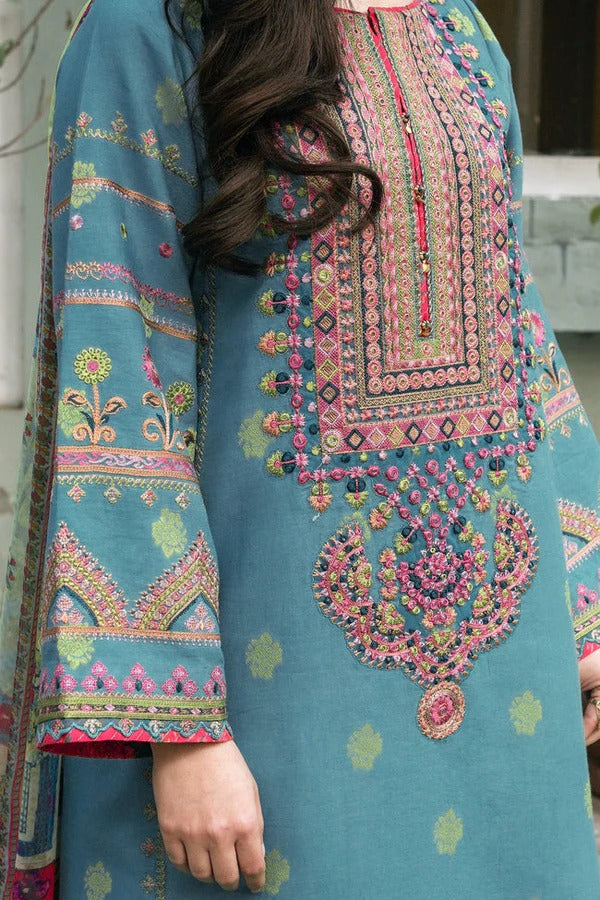 WINTER DHANAK UNSTITCHED-COCO BY ZARASHAHJAHAN HB#038