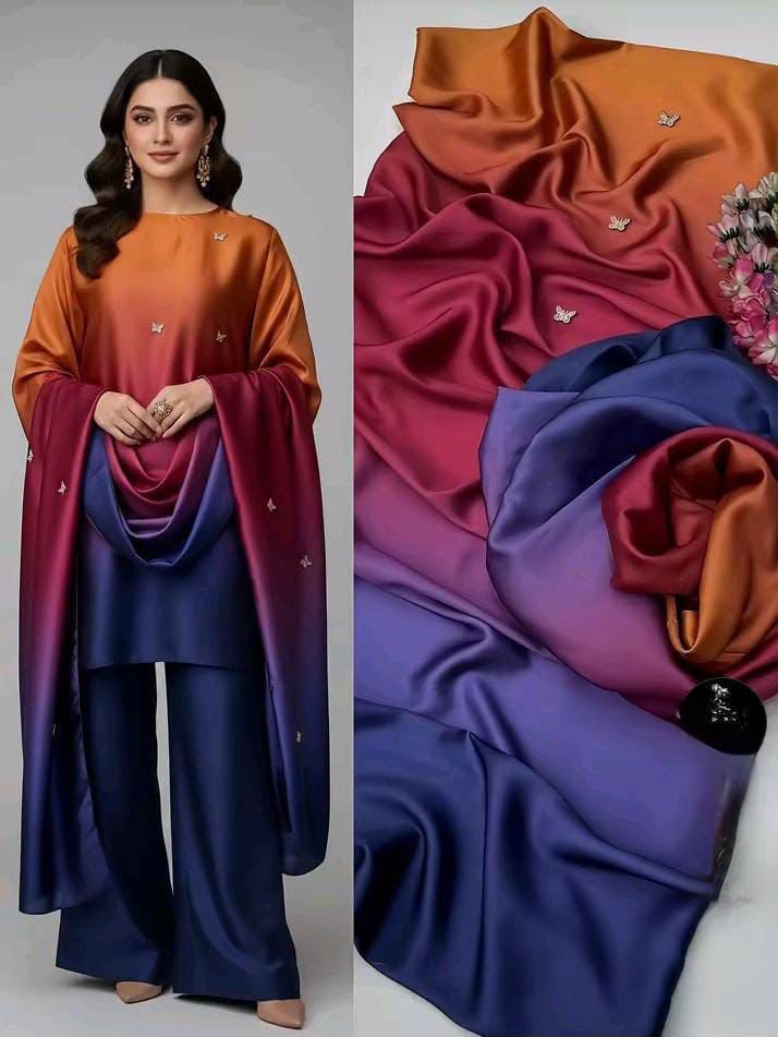 New Deigns printed Silk 3piecs suits latest premium edition summer collections-061