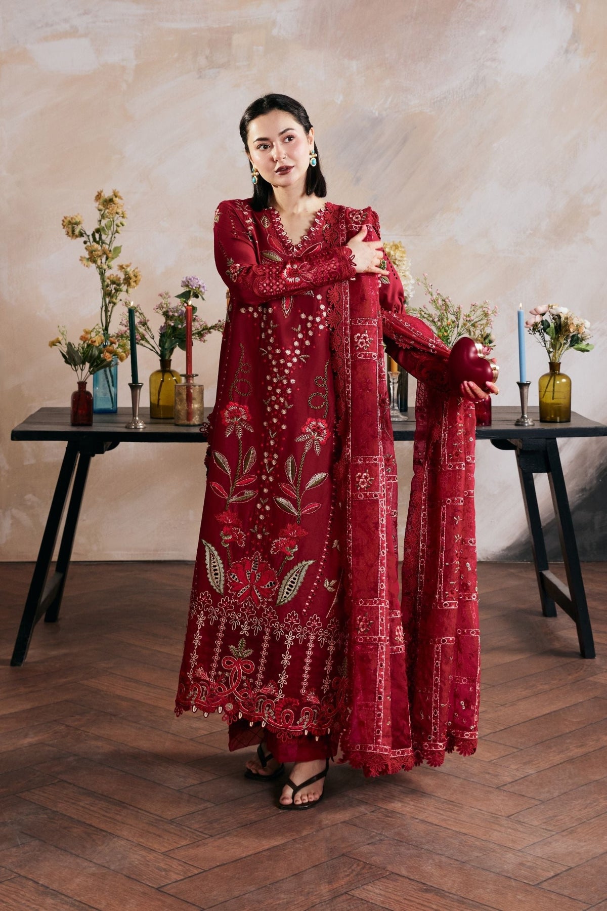 DANEEN Unstitched Dhanak 3pcs M#017