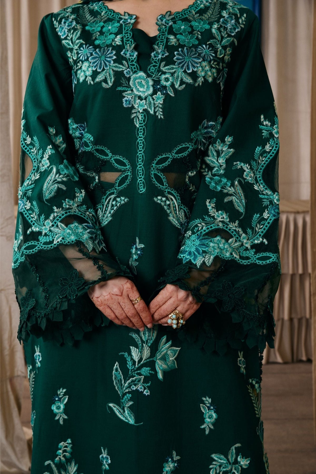 Maheer Unstitched Dhanak 3pcs B#013
