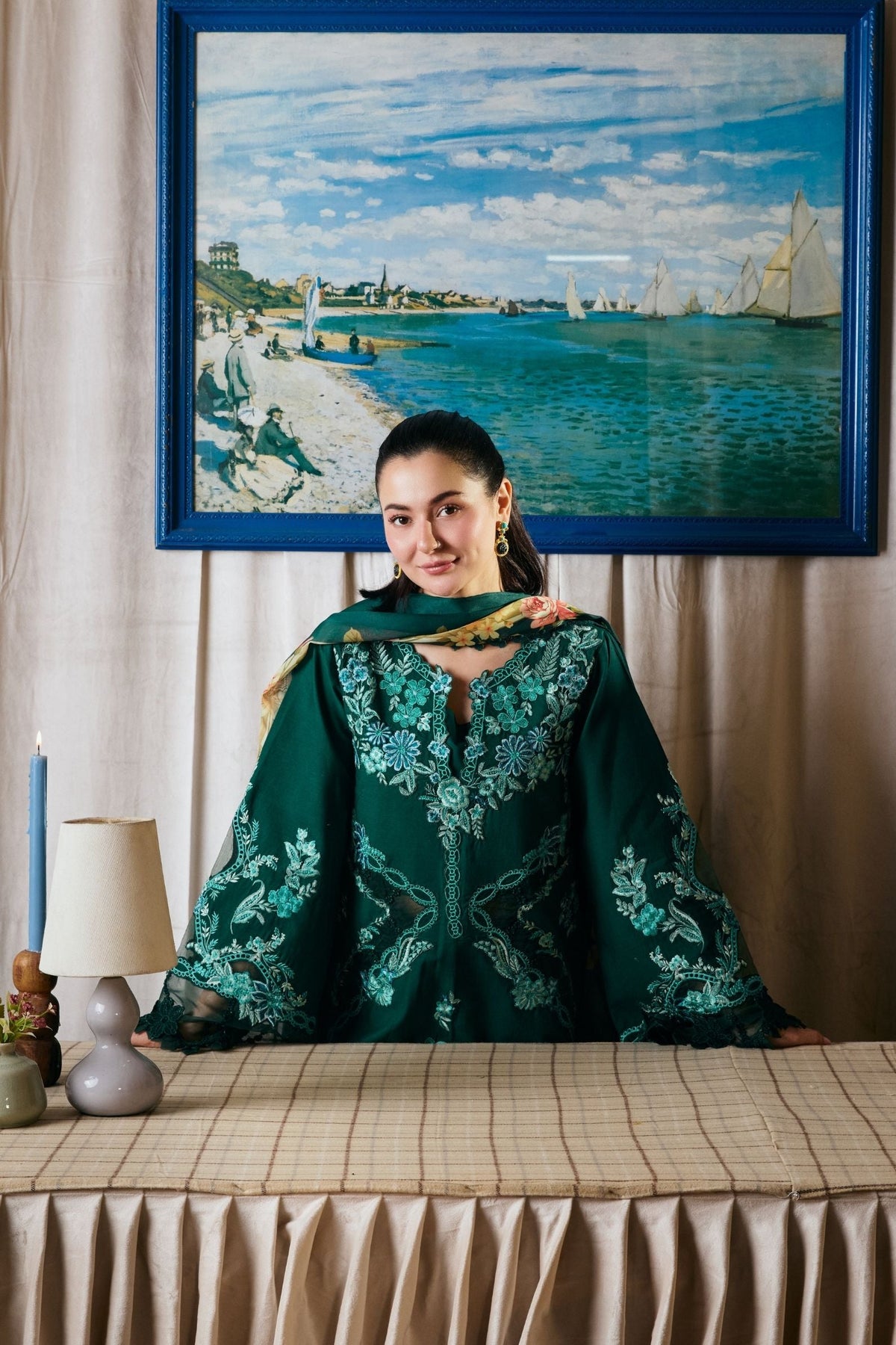 Maheer Unstitched Dhanak 3pcs B#013