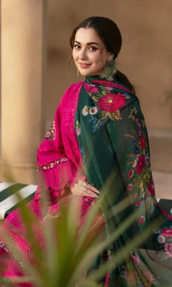 Saira Rizwan Unstitched Dhanak 3pcs B#006