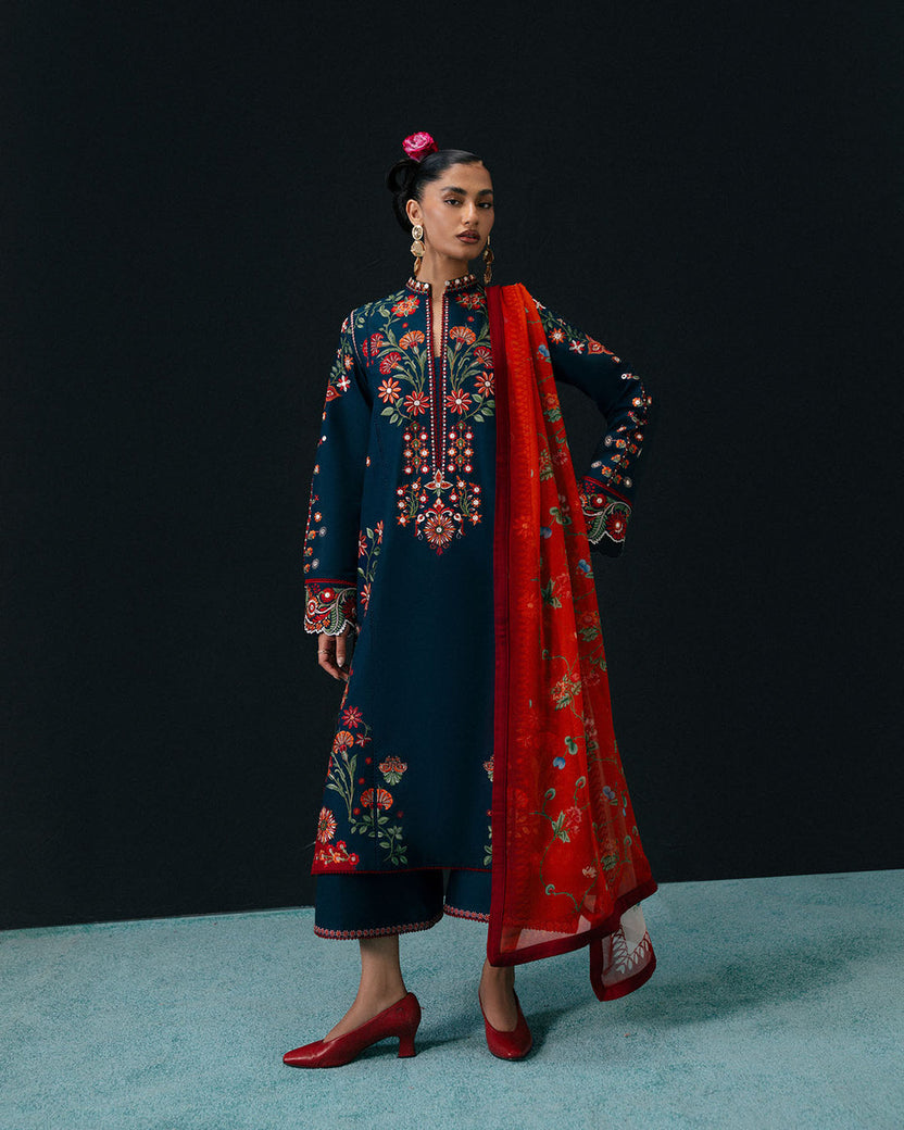 HUSSAIN REHAR Unstitched Dhanak 3pcs M#20