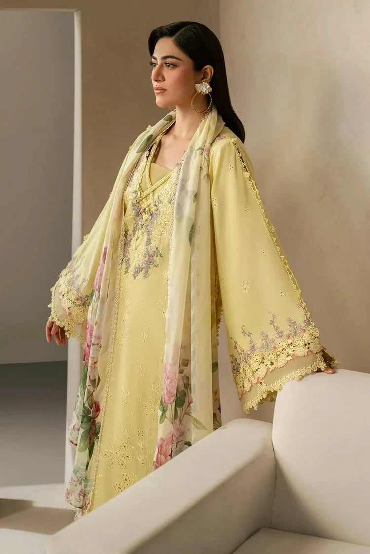 Elaf - E Craft Chikankari Unstitched Dhanak 3pcs M#24