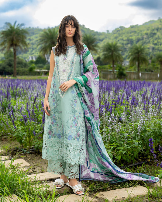Husn-e-Mah Unstitched Dhanak 3pcs B#009