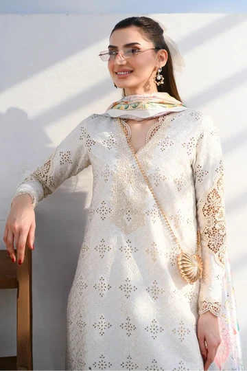 ZAIB Unstitched Dhanak 3pcs B#008
