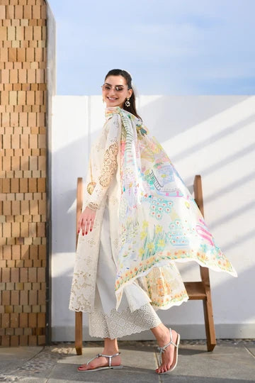ZAIB Unstitched Dhanak 3pcs B#008