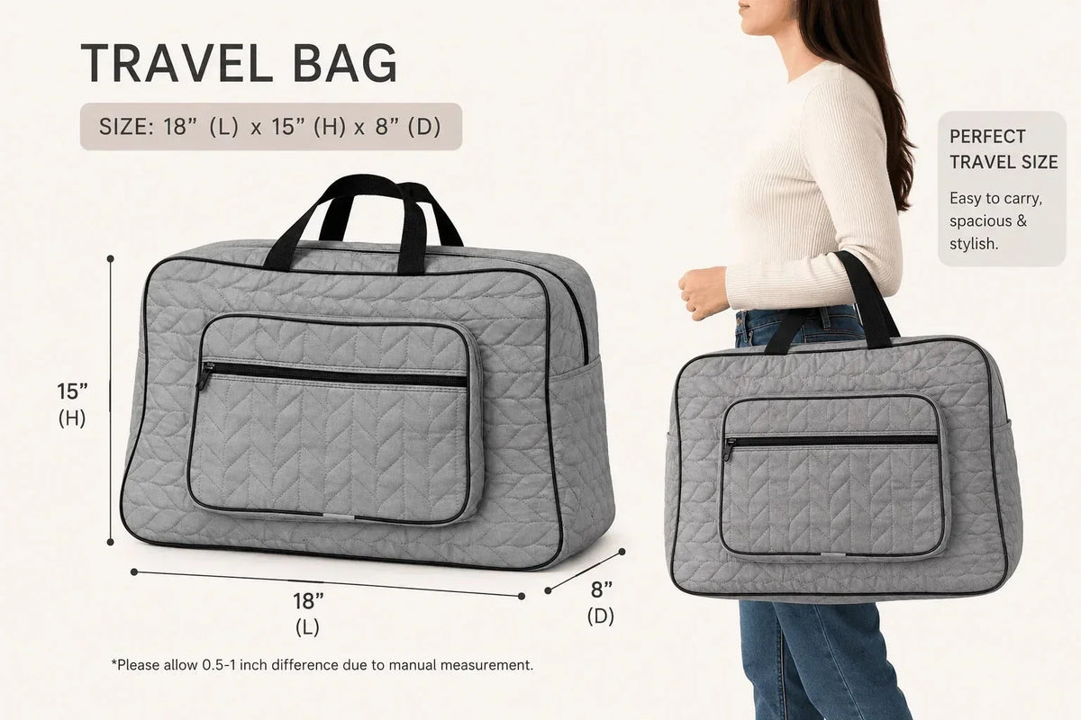 Signature Carry Ease Quilted Bag - Storage & Travelling Bag [Yellow]