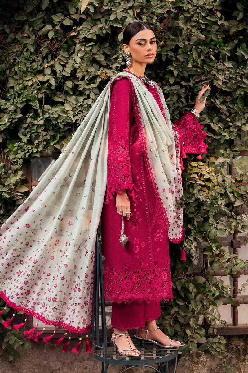 Shahkaar by Jazmin Unstitched Dhanak 3pcs B#012