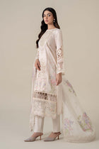 OFF WHITE  MARIA.B Unstitched Dhanak 3pcs B#014
