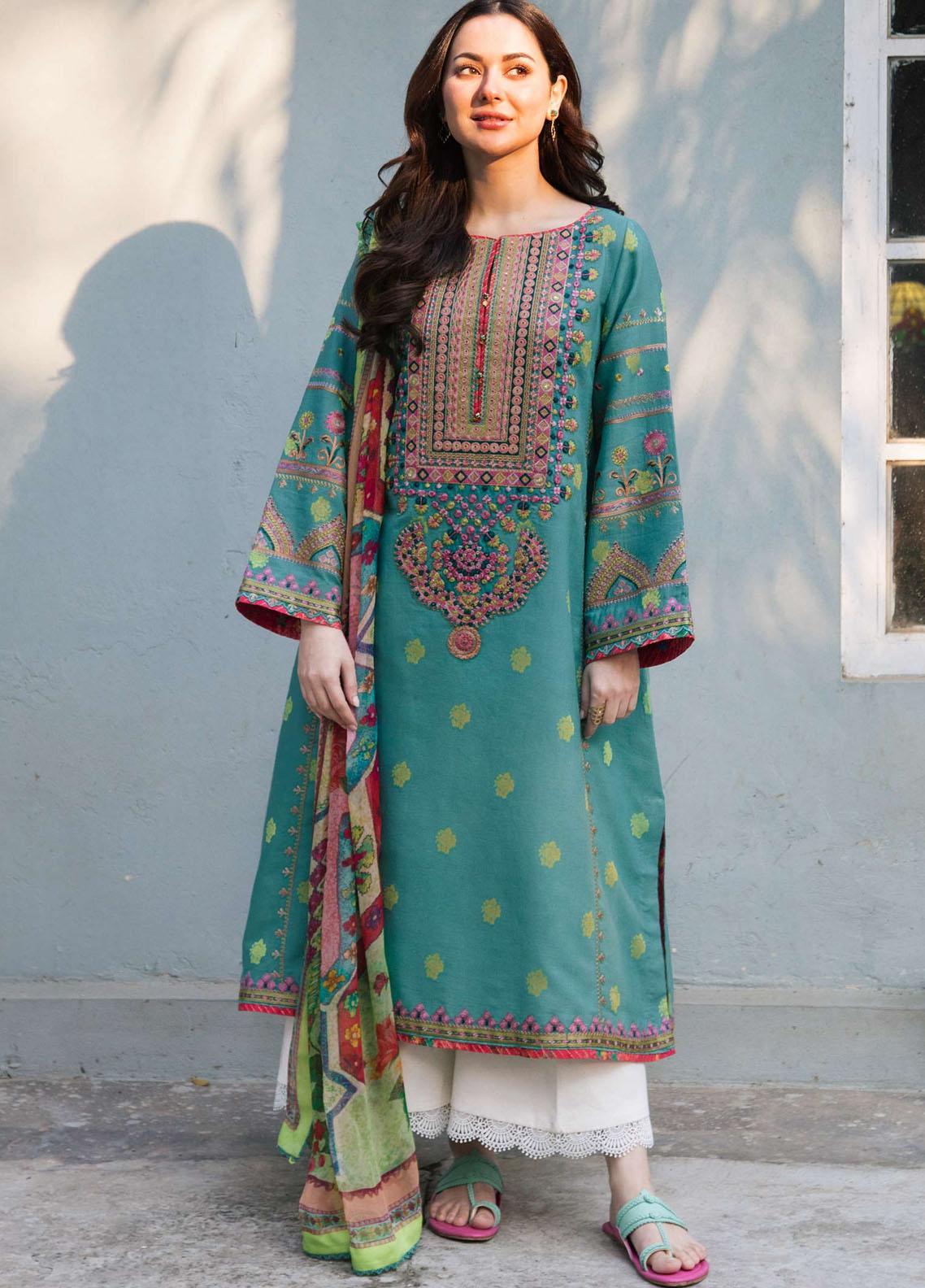 WINTER DHANAK UNSTITCHED-COCO BY ZARASHAHJAHAN HB#038